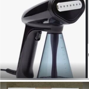 Black and Blue Handheld Garment Steamer